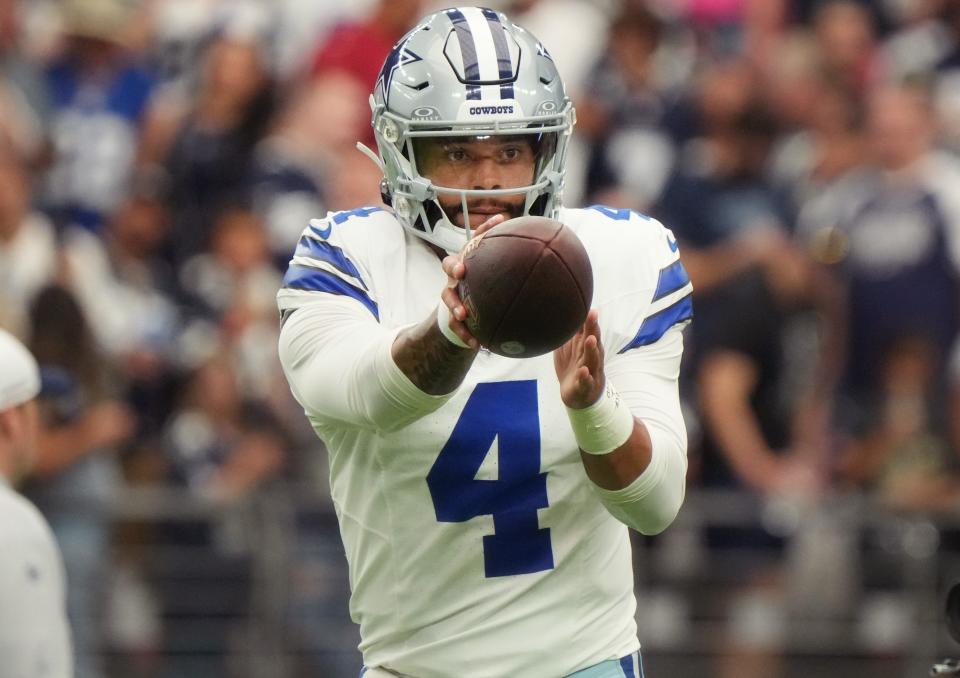 Will Dak Prescott and the Dallas Cowboys beat the New England Patriots in NFL Week 4? NFL Week 4 picks and predictions weigh in.
