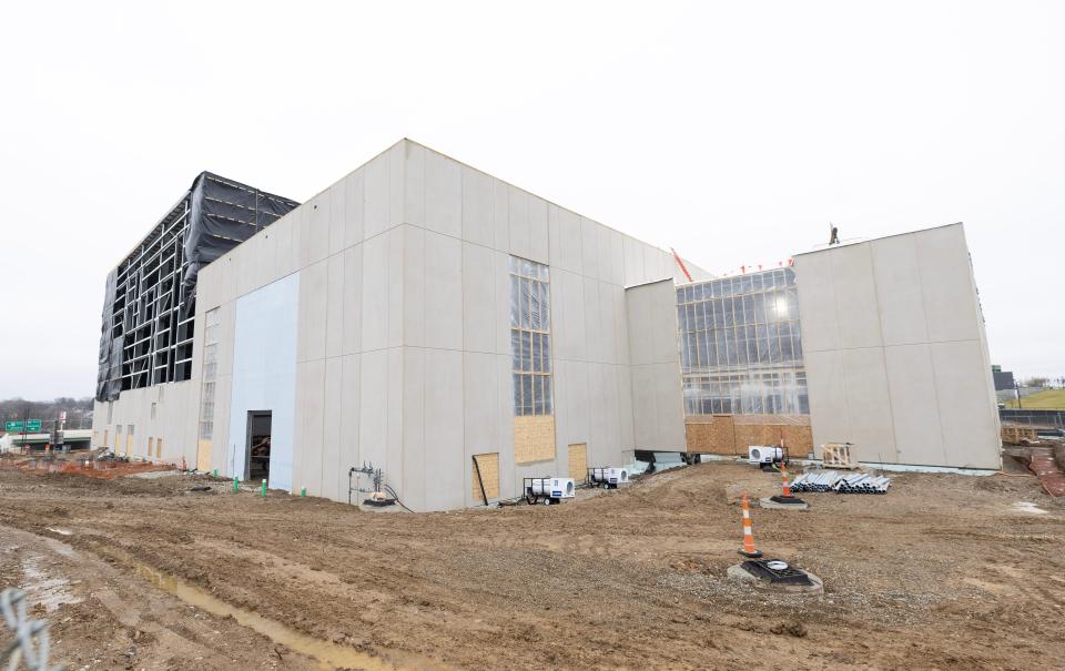 Ground was broken a year ago on an indoor waterpark at the Hall of Fame Village in Canton. The project is expected to be finished by the fall of 2024.