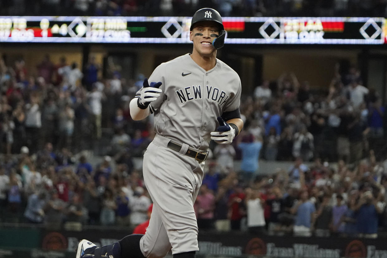 Aaron Judge rejected a $213 contract offer from the Yankees, then he swung his way into a much bigger payday from the team. (AP Foto/LM Otero, Archivo)