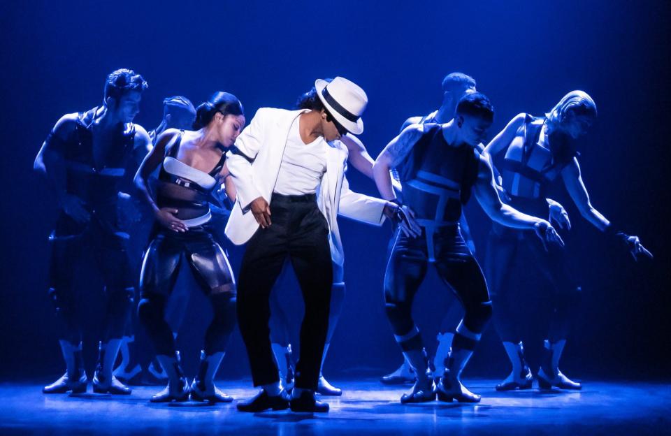 Roman Banks plays the title character in the national touring company of the musical "MJ."