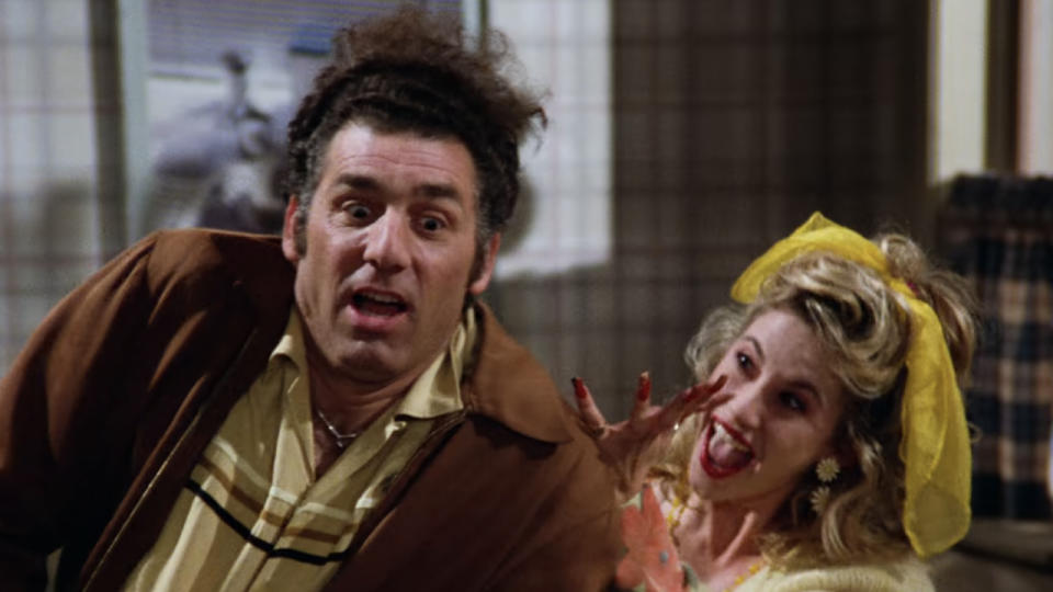 Michael Richards and Sunday Theodore on Seinfeld