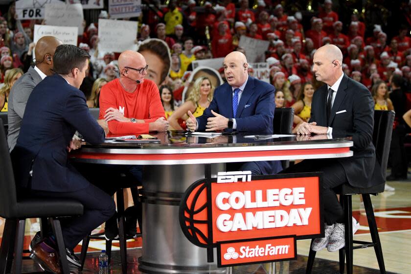 ESPN College GameDay broadcast in College Park, Maryland.