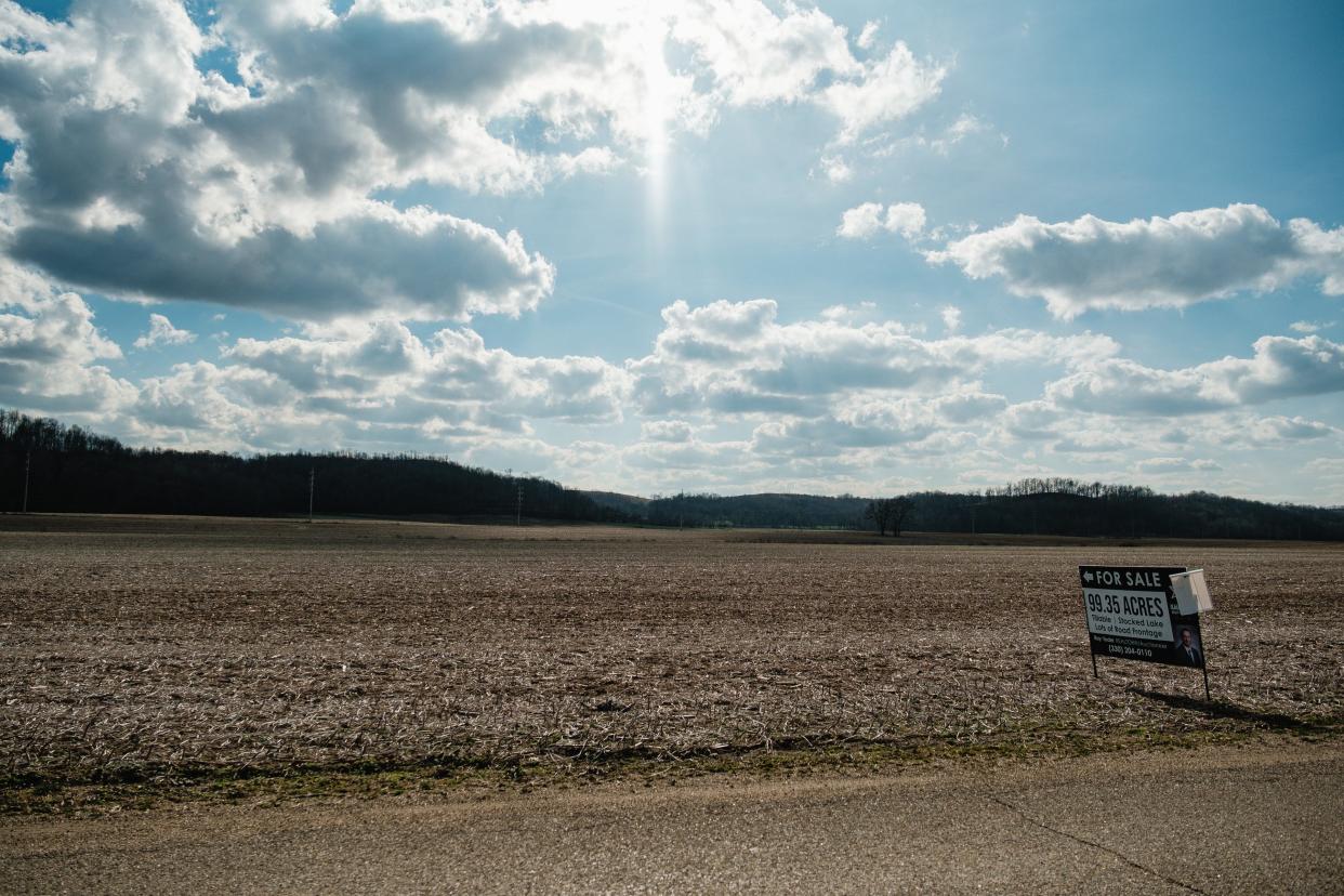A housing development is being planned on a 99.35-acre tract owned by the Wentz Trust a half-mile out of Newcomerstown.
