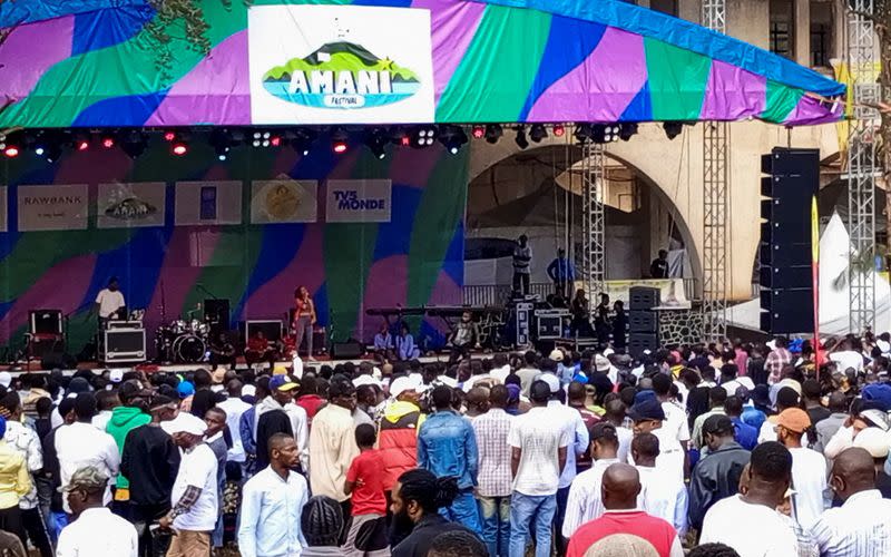Amani Music Festival draws hundreds with songs calling for peace in Eastern Congo