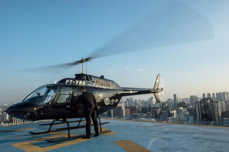 Airbus' subsidiary Voom gives an alternative for those willing to avoid Sao Paulo's heavy car traffic, offering a helicopter service similar to the car service offered by Uber