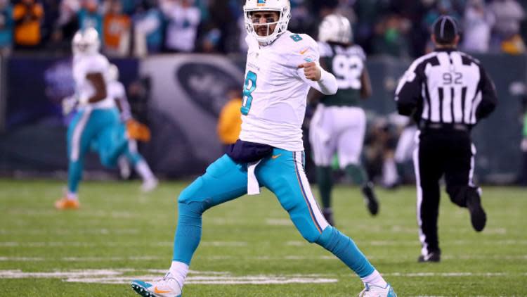 Matt Moore was a gun-slinging, swash-buckling Pied Piper as a Miami Dolphin.