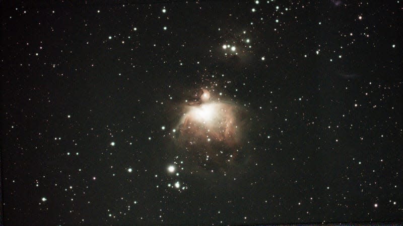 M42 the Great Nebula in Orion, as imaged by Dwarf 2 and with no external editing. - Image: George Dvorsky