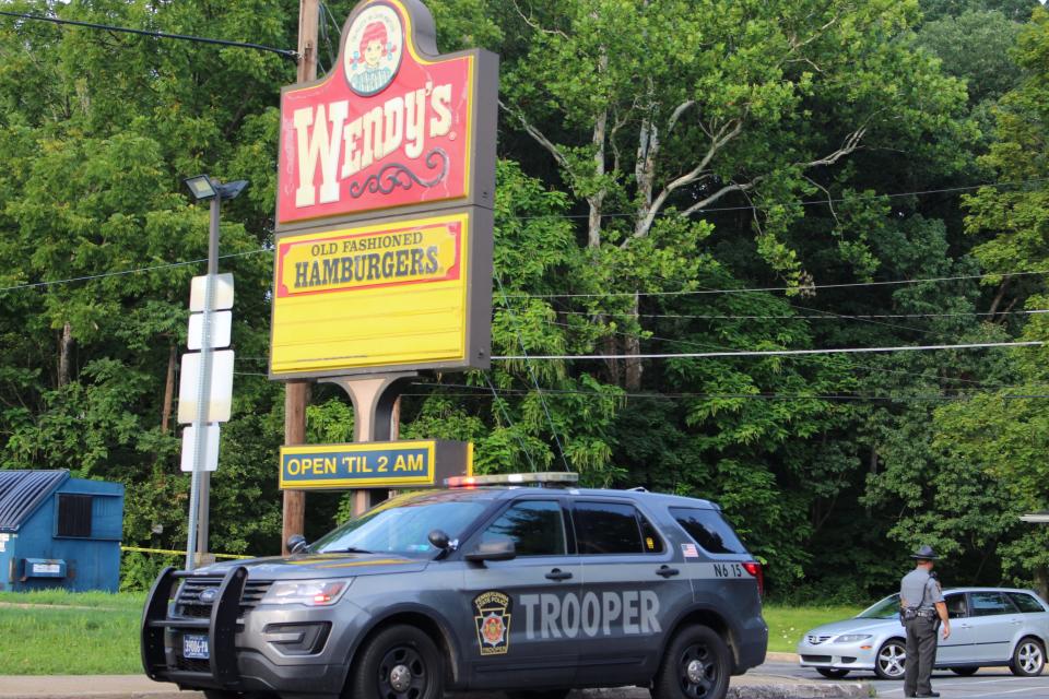 Troopers from the Pennsylvania State Police say a man fled from police and led them on a chase that ended at Wendy's in East Stroudsburg Sunday.