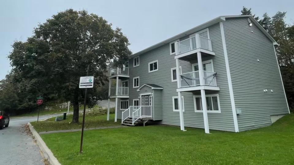 Long term tenants in this six-unit apartment building in Saint John received notices of a 20 percent increase in rent last year.   Unlike several provinces New Brunswick does not set an annual cap that forbids increases of that size.  Instead it allows tenants to ask for large changes to be implemented over time.