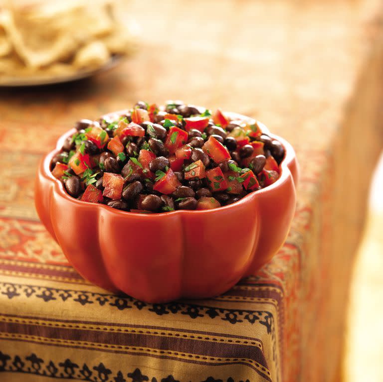 8) Black bean salsa