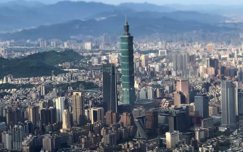 Taipei, the capital of the democratic island of Taiwan - Credit: Tyrone Siu/Reuters