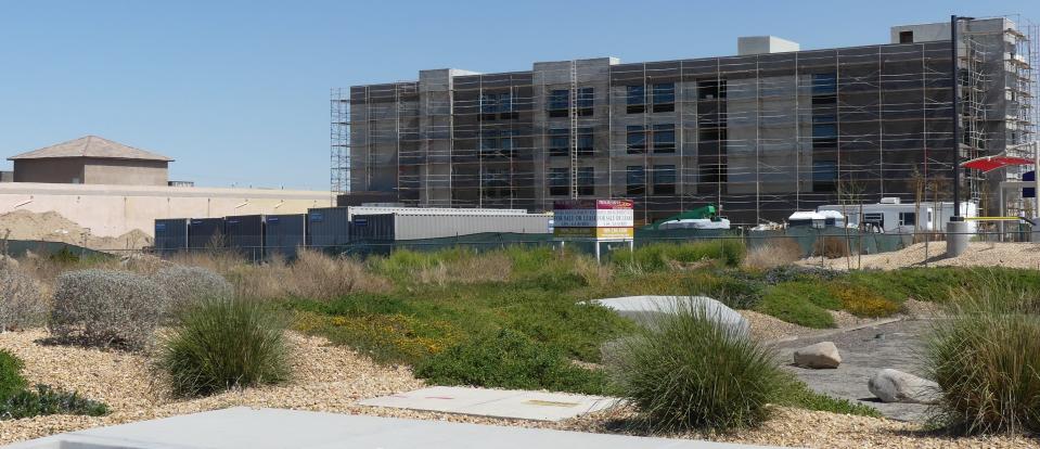 A new Residence Inn Marriott will be constructed on vacant property adjacent to the Avid Hotel, which is presently under construction behind Dutch Bros. Coffee in Victorville.