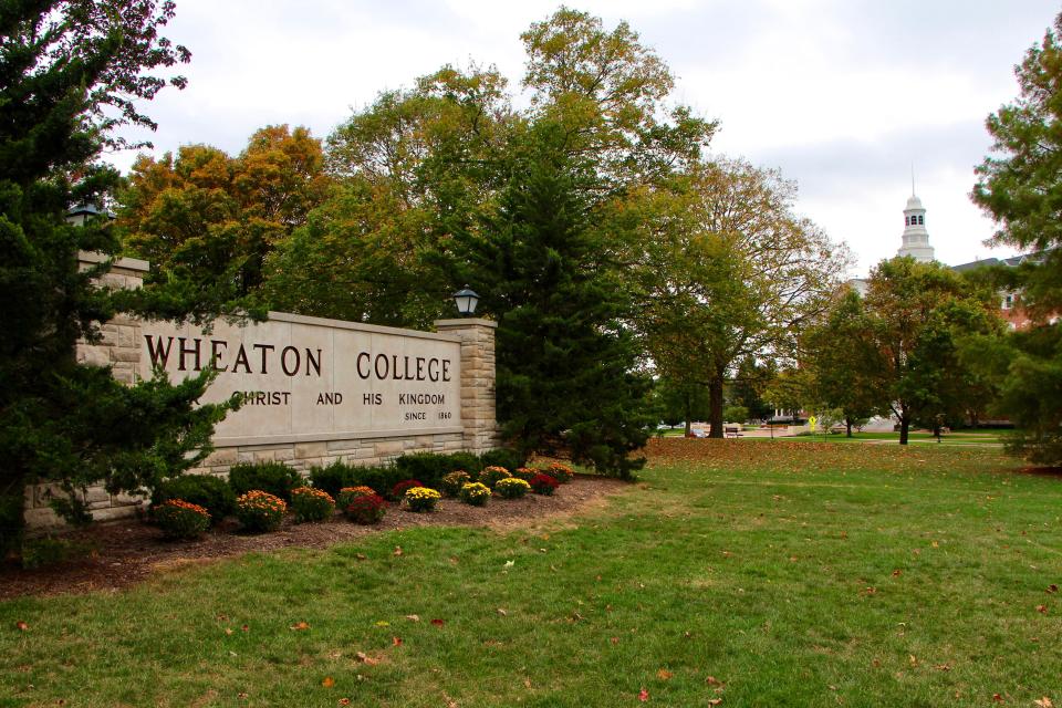 Wheaton College in suburban Chicago is pictured on Oct. 11, 2017.
