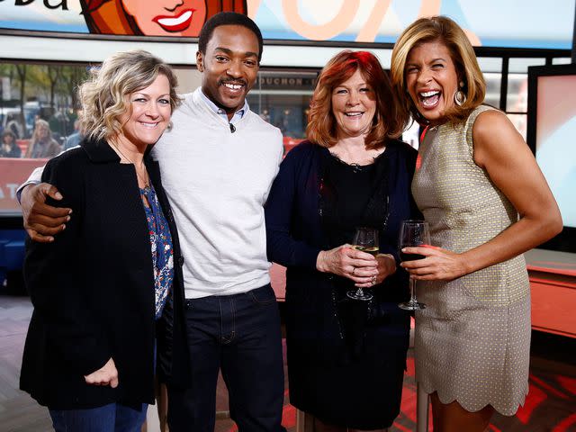 <p>Peter Kramer/NBC/NBC Newswire/NBCUniversal/Getty</p> Endy Intrieri, Anthony Mackie, Dorothy Shackleford and Hoda Kotb appear on NBC News' "Today" show.