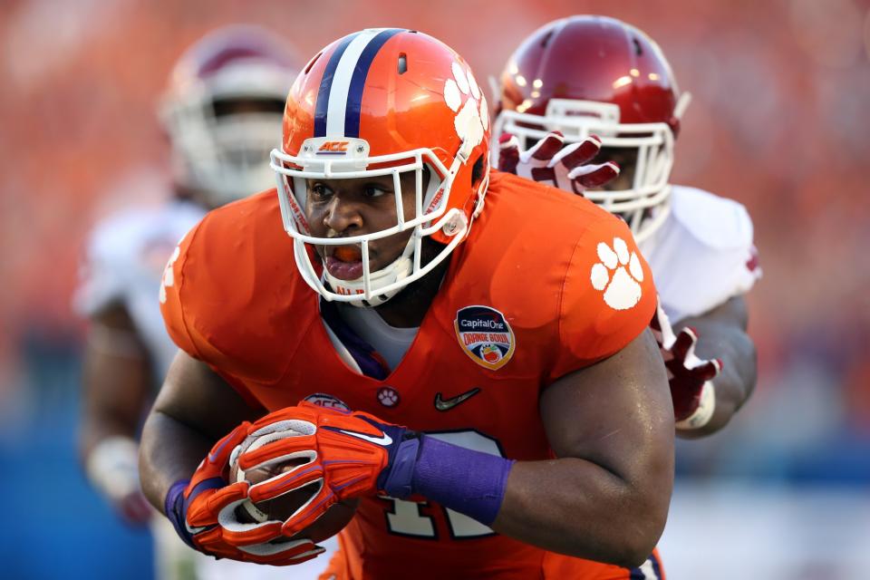 Wilkins executed a fake punt against OU in the Orange Bowl (Getty). 