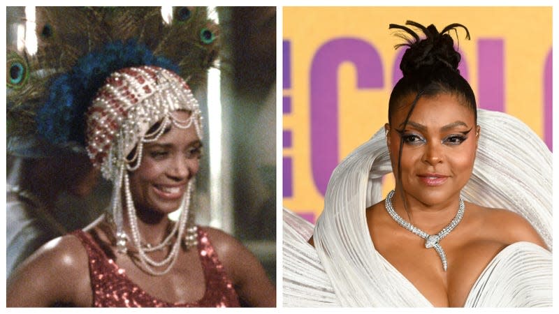 Margaret Avery, left; Taraji P. Henson.