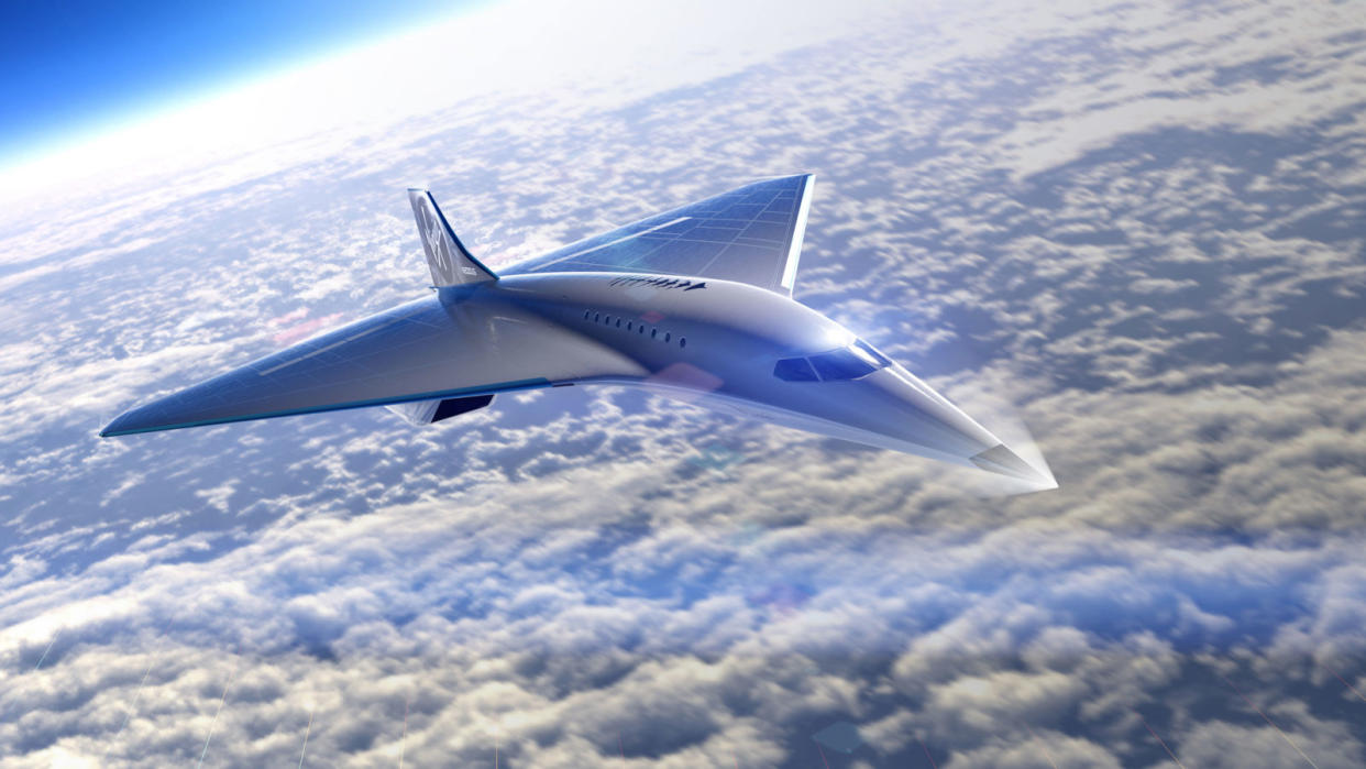 The Mach 3 aircraft design. Graphic: Virgin Galactic