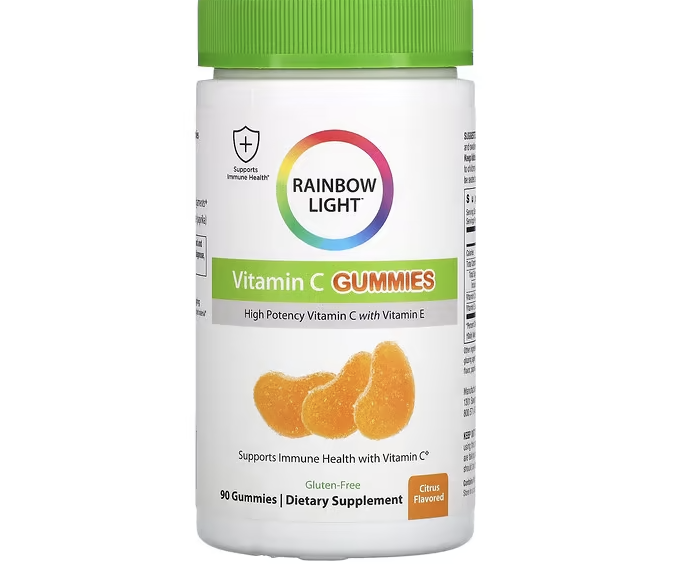 Rainbow Light, Vitamin C Gummies, Citrus, 90 Gummies. PHOTO: iHerb