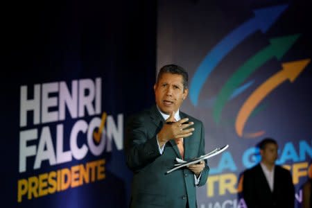 Venezuelan presidential candidate Henri Falcon of the