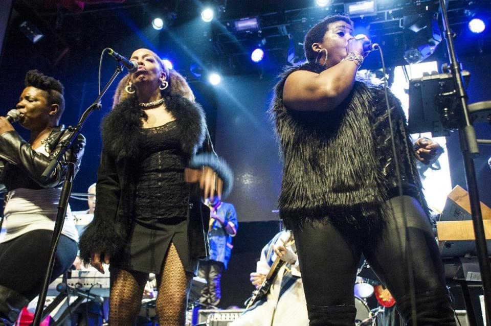 NEW YORK, NY - APRIL 4: Performers take the stage at New York City's Webster Hall at a benefit concert for funk pioneer Bernie Worrell in New York city on Monday, April 4, 2016. (Photo by Sara Boboltz/Huffington Post) *** Local Caption ***