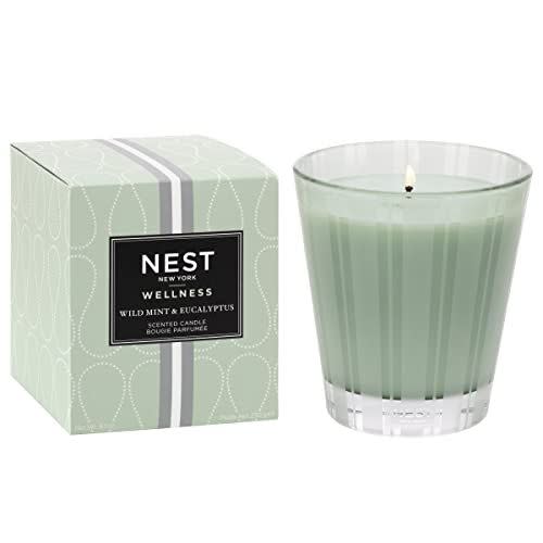 1) Wild Mint and Eucalyptus Scented Candle