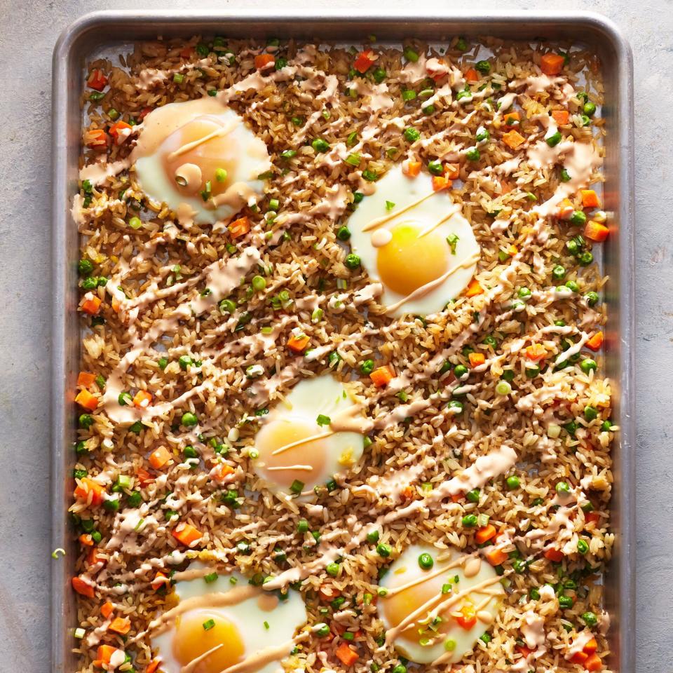 Sheet Pan Fried Rice