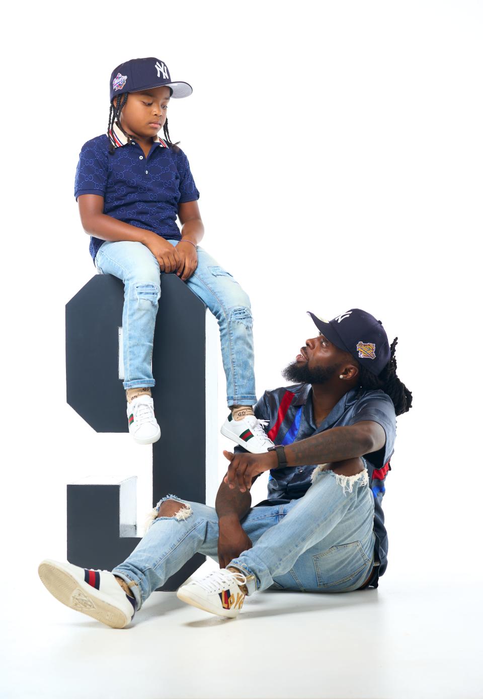 Kevin Augustin a self-taught photographer and his biggest muse, his son Kyro Augustin during his ninth birthday shoot.