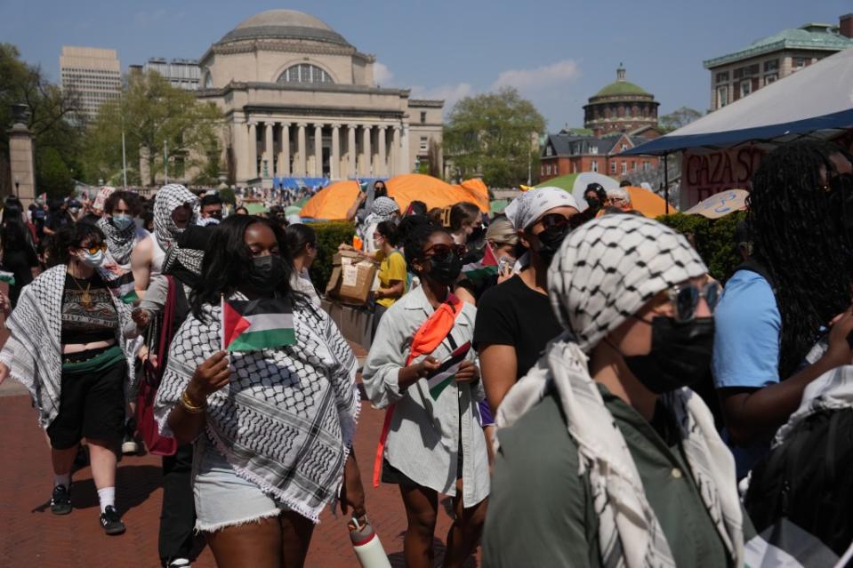 Hamas-supporting students have caused considerable disruption to Columbia in recent weeks. James Keivom