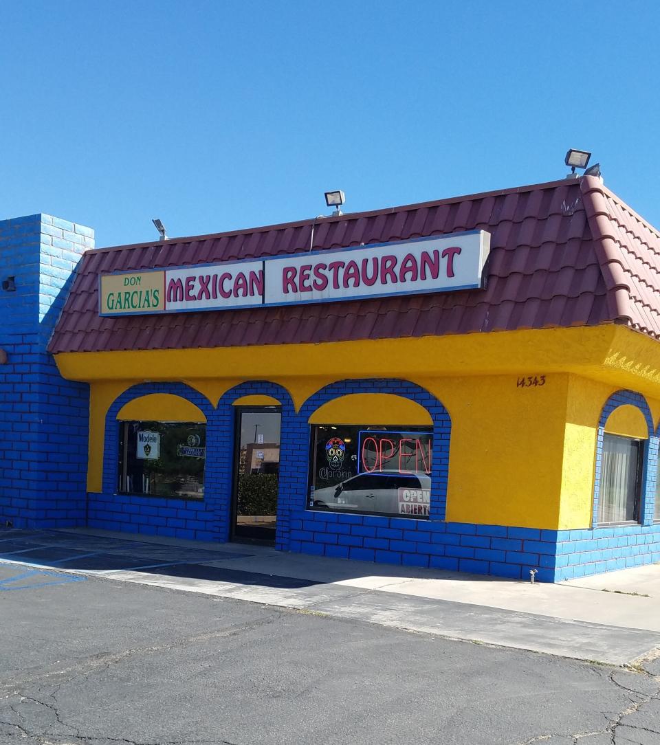 Don Garcia’s Mexican Restaurant is located at 14343 Main St. in Hesperia.