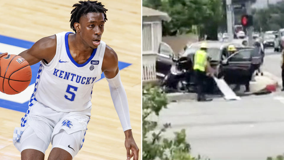 Terrence Clarke, pictured here in action for the University of Kentucky.