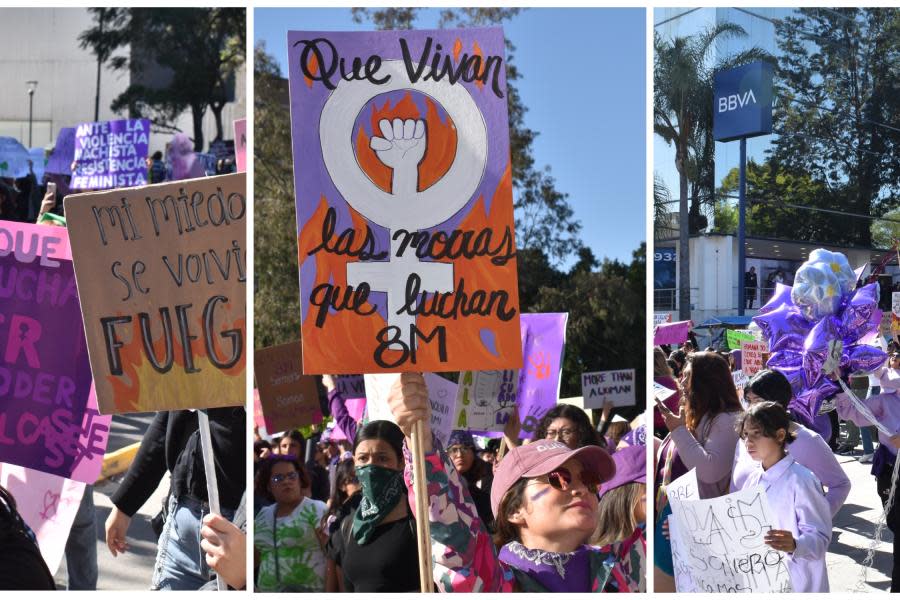 Marcha 8M: Así se vivió la movilización por el Día Internacional de la Mujer en Tijuana