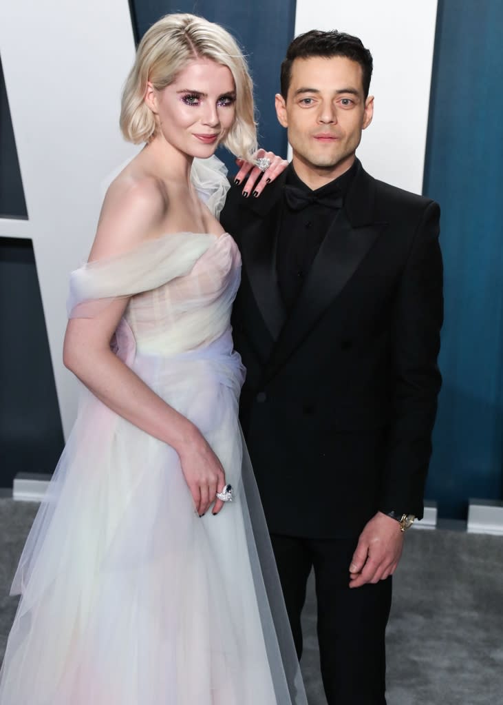 Rami Malek Seen Getting Cozy With Former Costar Lea Seydoux - Lucy Boynton