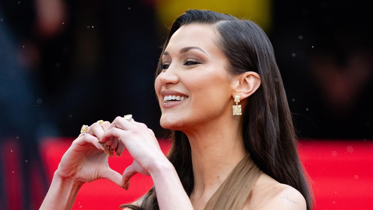 bella hadid red carpet the 77th annual cannes film festival