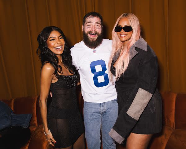 <p>Uber One</p> Gabrielle Union, Post Malone and Ciara