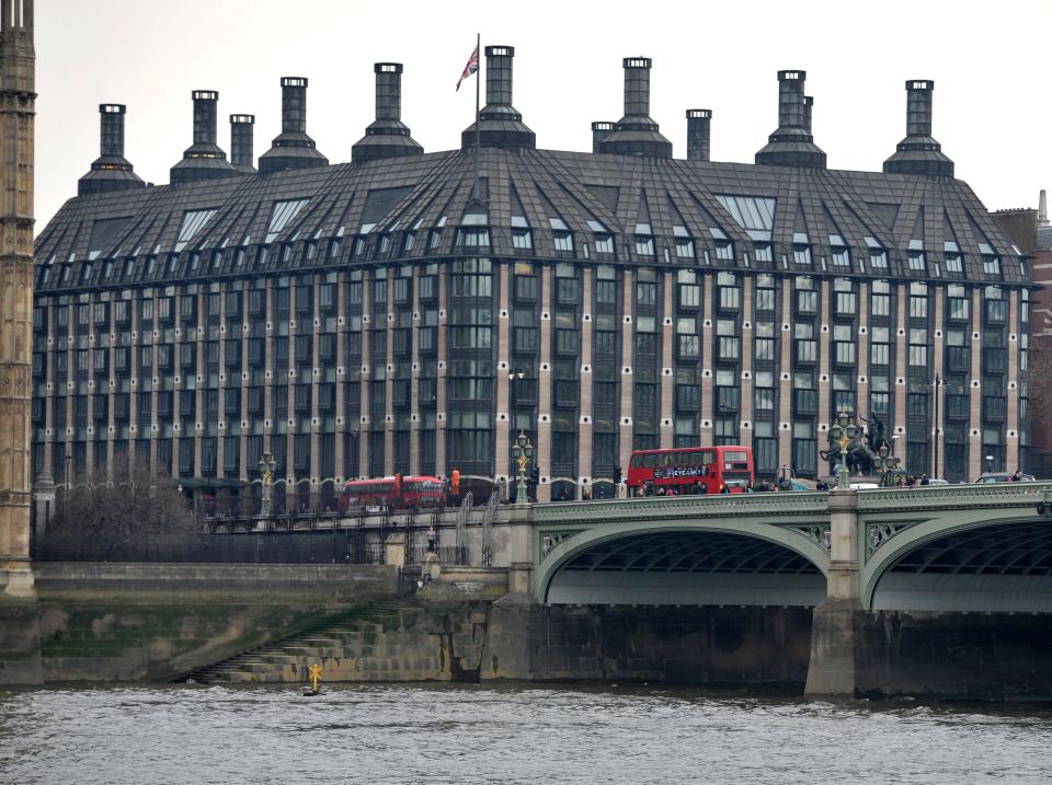 A view of Portcullis House from across the Thames (Nick Ansell/PA)