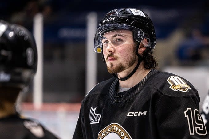 Lane Hinkley is 'highly respected by teammates,' says Islanders coach and GM Jim Hulton. (Charlottetown Islanders - image credit)