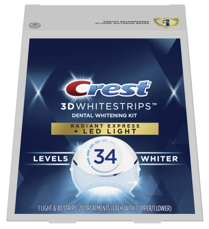 Crest 3D Whitestrips Teeth Whitening Kit, 40 Strips