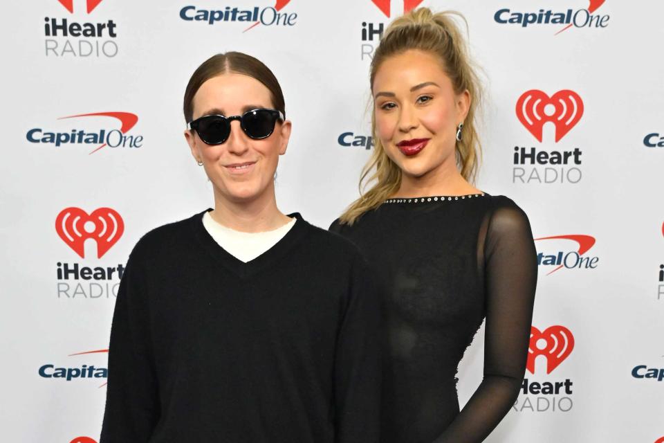 <p>David Becker/Getty Images for iHeartRadio</p> Robby Hoffman, Gabby Windey