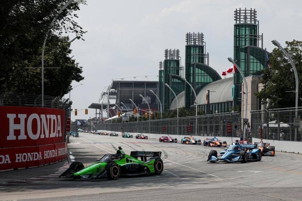 After capturing a surprising pole during a wacky, wet qualifying session Saturday on the streets of Toronto, Christian Lundgaard ran away with an equally surprising, yet dominant win Sunday in the Honda Indy Toronto.