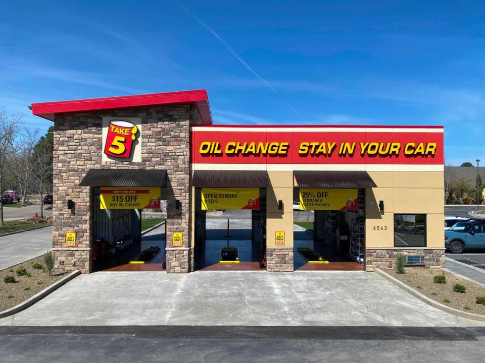Take 5 Oil Change has opened its first shop in Idaho at 6543 N. Glenwood St. in Garden City. 
