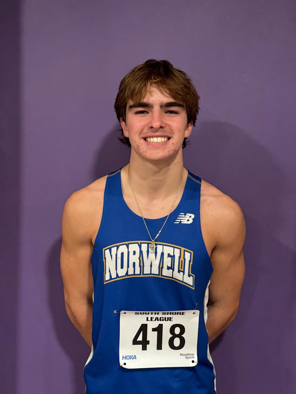 Thomas Corbett of Norwell has been named to The Patriot Ledger/Enterprise All-Scholastic Boys Cross Country Team.