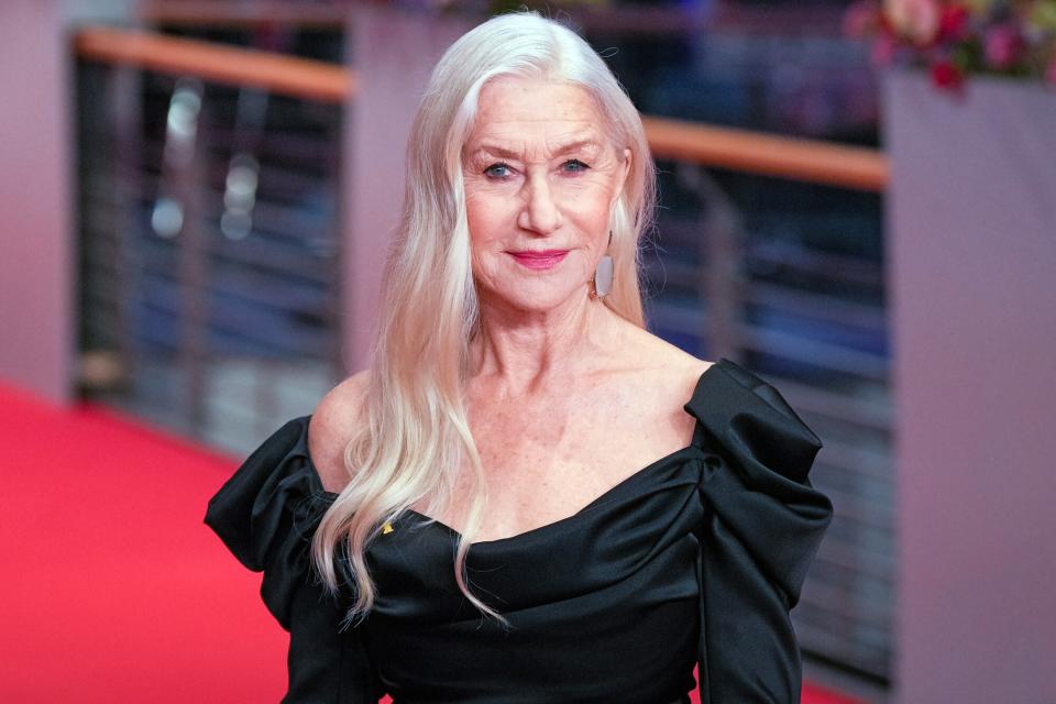 20 February 2023, Berlin: Actress Helen Mirren arrives for the premiere of her film "Golda", which starts in competition. The 73rd International Film Festival will take place in Berlin until Feb. 26, 2023.