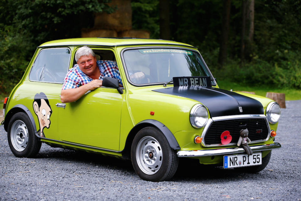 The museum features a Mini car decorated with a picture of Mr Bean (Picture: Reuters)