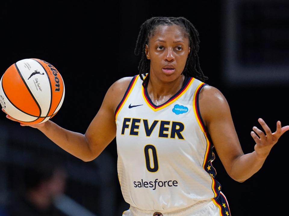 Indiana Fever star Kelsey Mitchell.