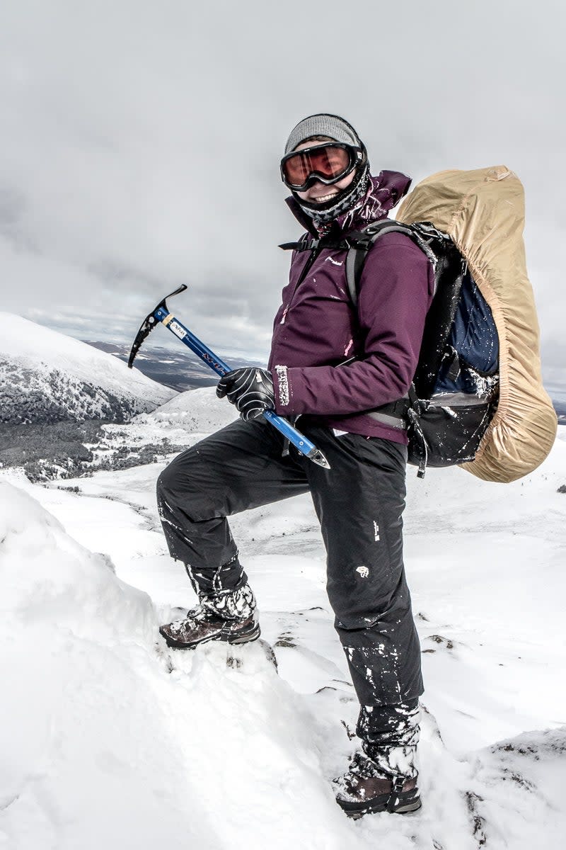 Kirk on an expedition in Scotland during snowy conditions (Handout/PA)