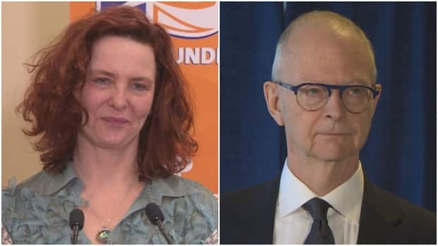 NDP Leader Alison Coffin and Progressive Conservative Leader Ches Crosbie are expressing concerns over the estimated voter turnout rate.