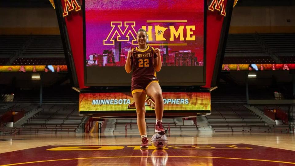 <div>Former Hopkins standout Taylor Woodson is coming home to play for the Gophers after one season at Michigan.</div> <strong>(University of Minnesota Athletics)</strong>