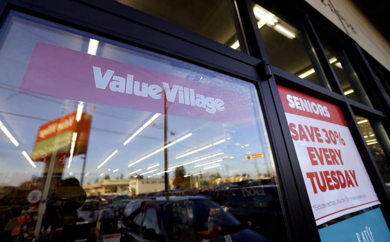 Value Village is a for-profit thrift store retailer with more than 300 locations across Canada, Australia and the United States. (Photo via AP Photo/Elaine Thompson).