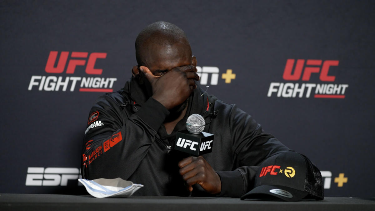 UFC Fight Night 241’s Themba Gorimbo breaks down in tears after coach’s mother dies: ‘I’m going to w