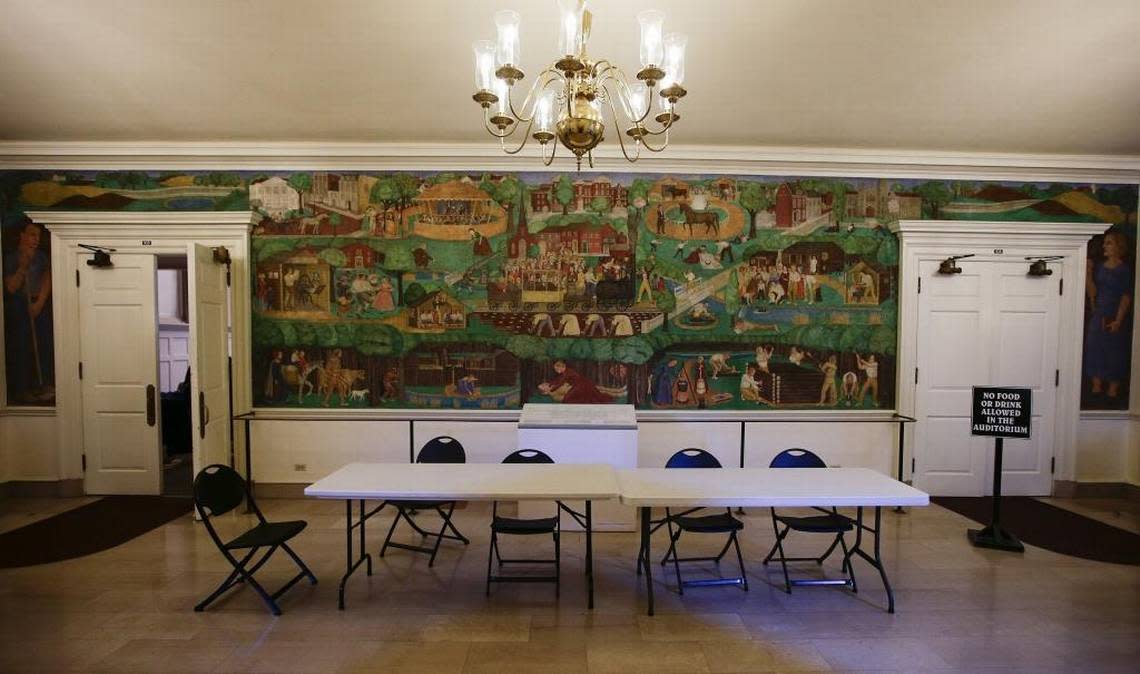 A judge dismissed the lawsuit between Kentucky writer Wendell Berry and the University of Kentucky on Monday, March 18, 2024. Judge Thomas Wingate said the mural must remain at UK.